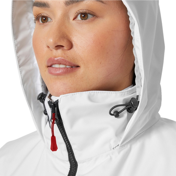 2026 Helly Hansen Womens Crew Hooded Midlayer Sailing Jacket 2.0 34447 - White